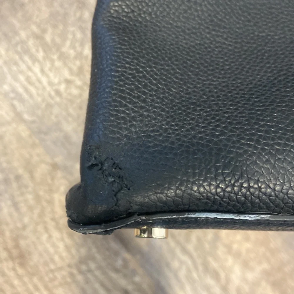 Kate Spade Black Tote Bag Silver Hardware
